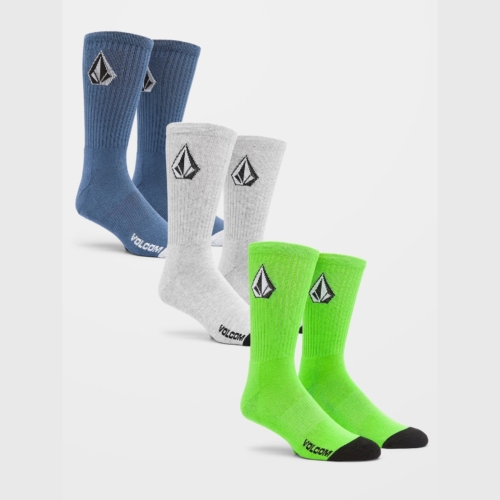 Volcom Full Stone Stone Blue Pack Chaussettes 3 paires