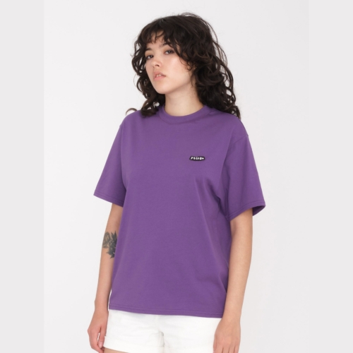 Volcom Pistol Stone Deep Purple T shirt a manches courtes Femme