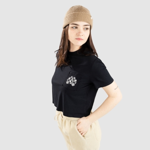 Volcom Pocket Dial Black T shirt manches courtes Femmes vue2