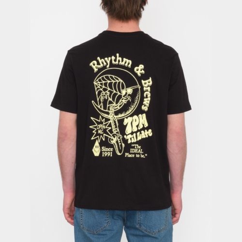 Volcom Rhythm 1991 Black T shirt a manches courtes Homme