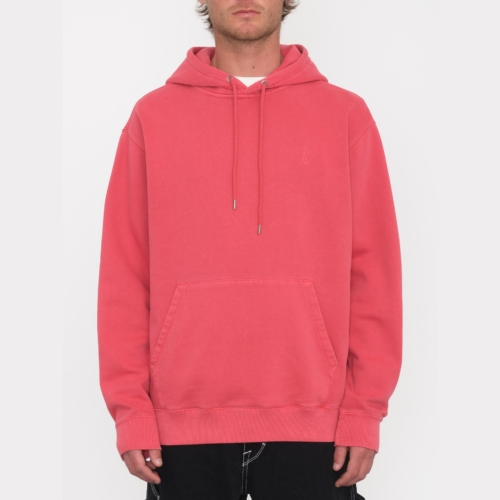 Volcom Single Stone Washed Ruby Sweat a capuche homme