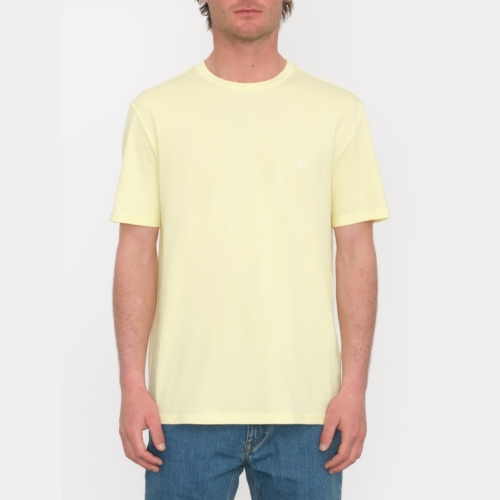 Volcom Stone Blanks Aura Yellow T shirt a manches courtes Homme