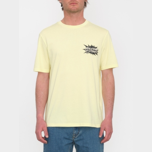 Volcom Strange Relics Aura Yellow T shirt a manches courtes Homme vue2