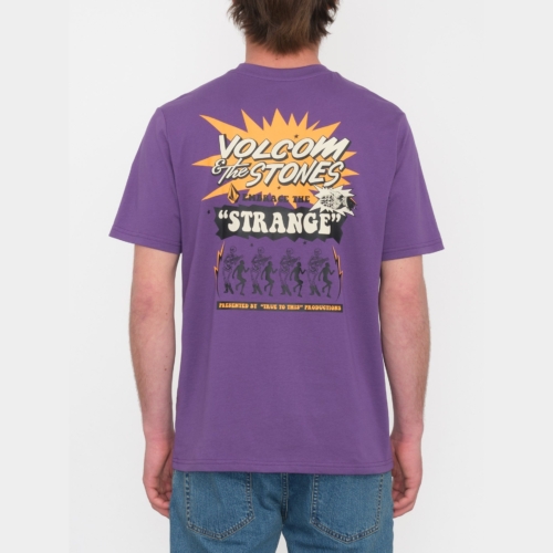Volcom Strange Relics Deep Purple T shirt a manches courtes Homme vue2