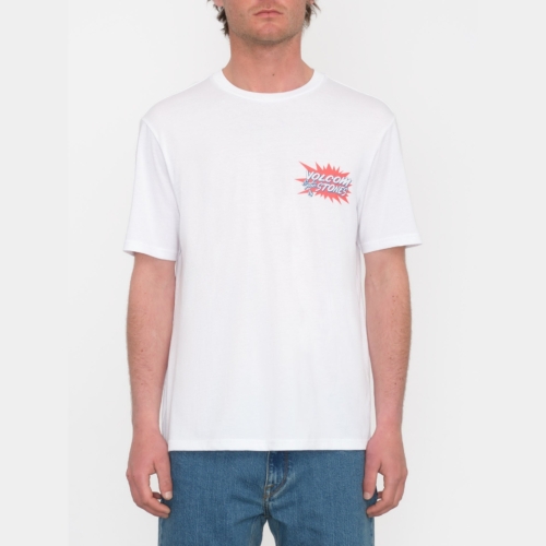 Volcom Strange Relics White T shirt a manches courtes Homme vue2