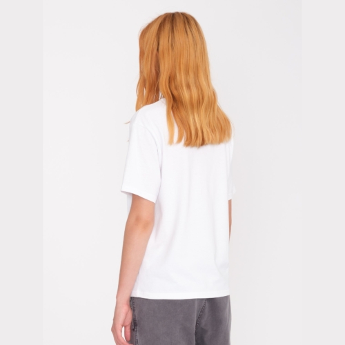 Volcom Tetsunori 2 White T shirt a manches courtes Femme vue2