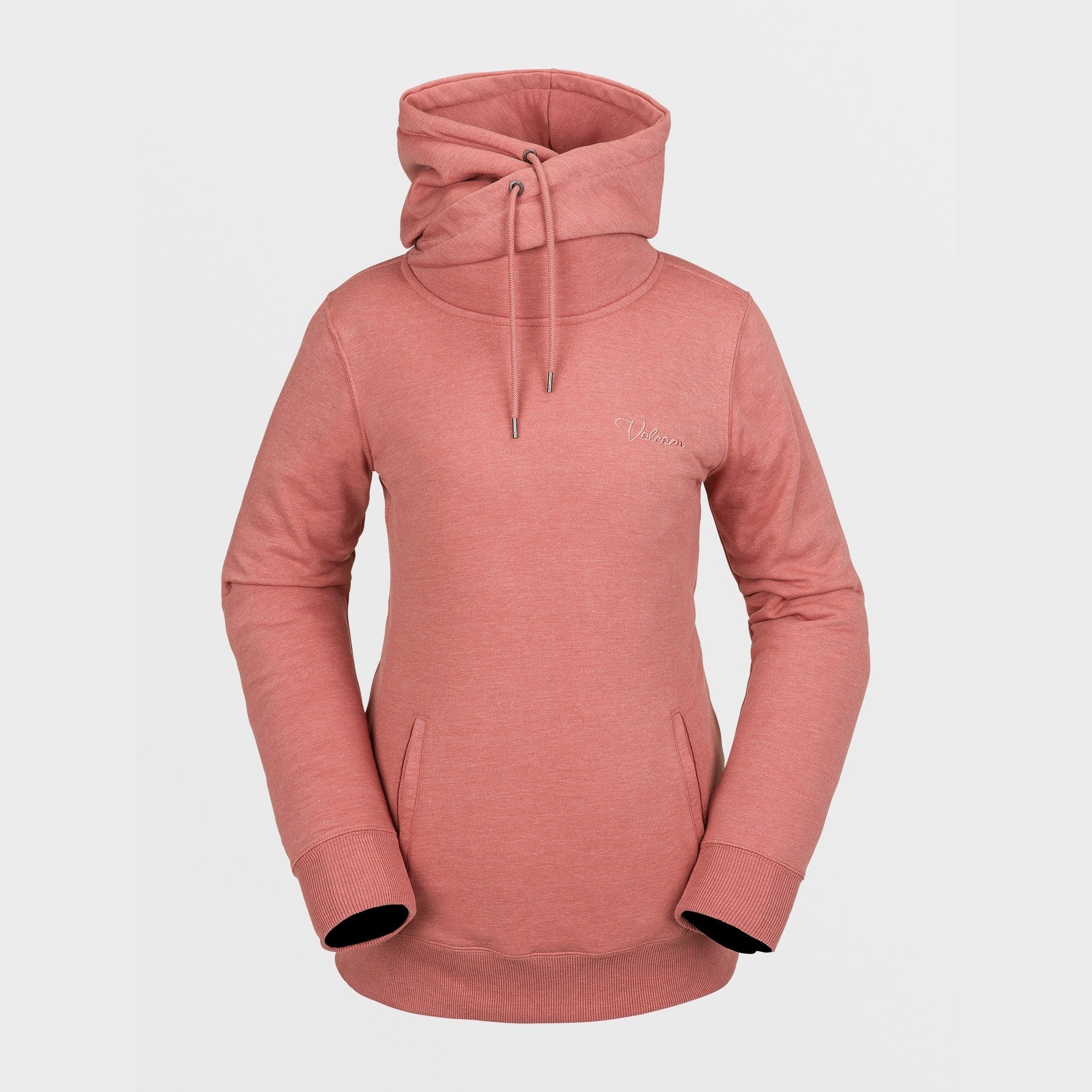 Volcom Tower Earth Pink Sweat a capuche femme