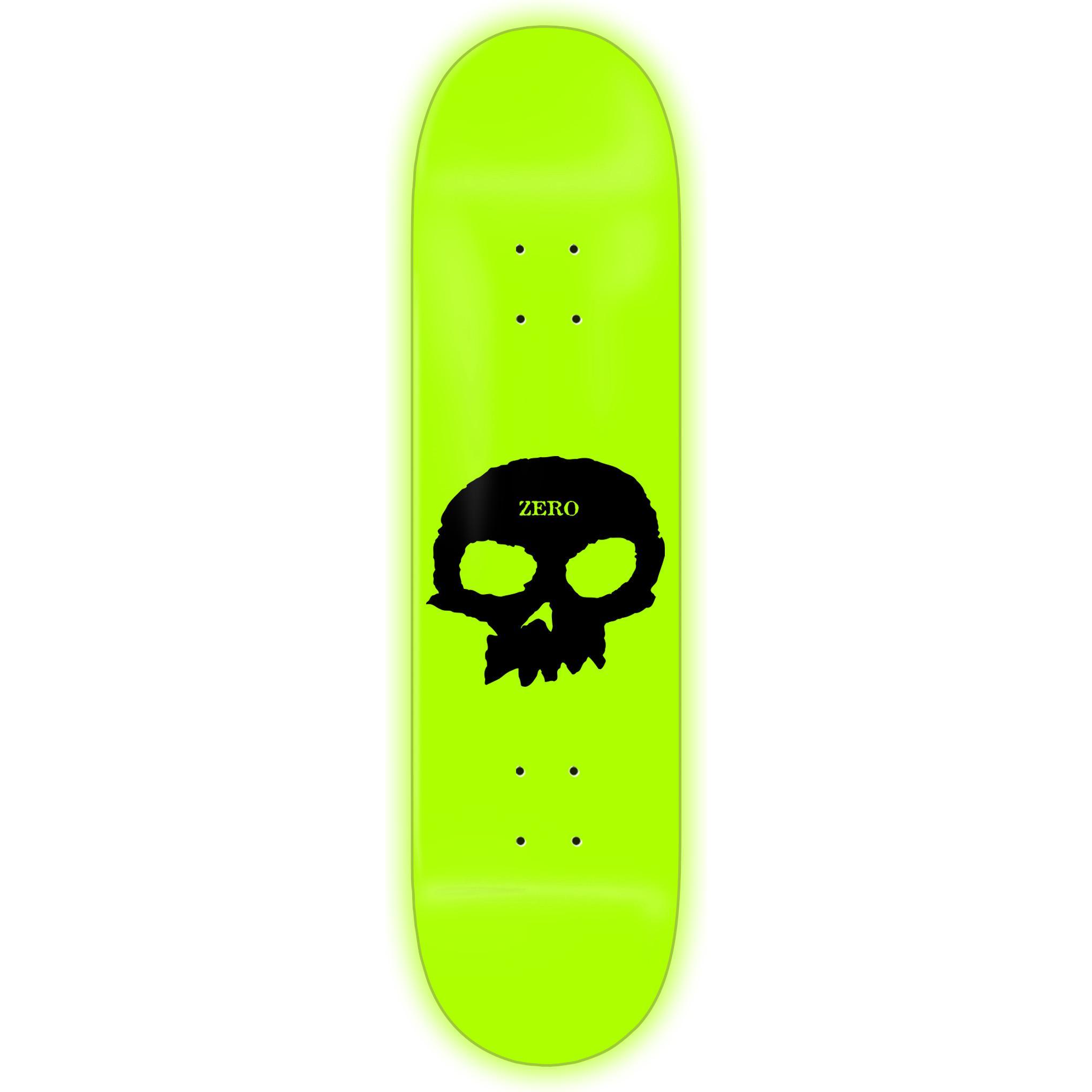 Zero Single Skull Gitd Deck Planche de skateboard 8 5