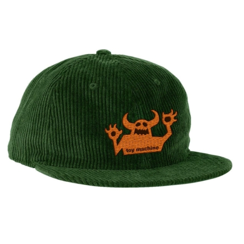 Casquette Toy Machine Cap Og Monster Corduroy Forest