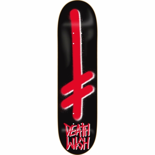 Deathwish Gang Logo Blk Red X 31 5 Deck Planche de skateboard 8 0