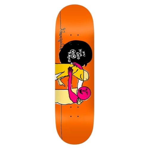 Krooked Gonz Your Good Orange Deck Planche de skateboard 9 0