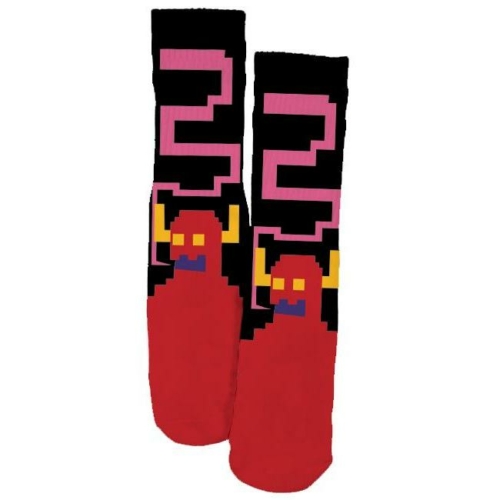 Paire de chaussettes Toy Machine Socks Bitmap Monster Black