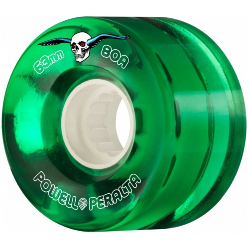 Powell Peralta Clear Green 63mm Roues de skateboard 80a vue