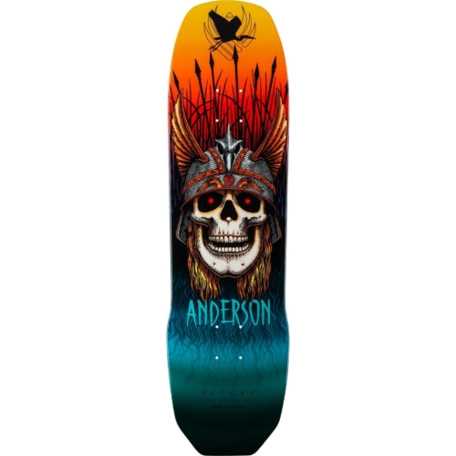 Powell Peralta Flight Anderson Heron Skull Deck Planche de skateboard 8 5