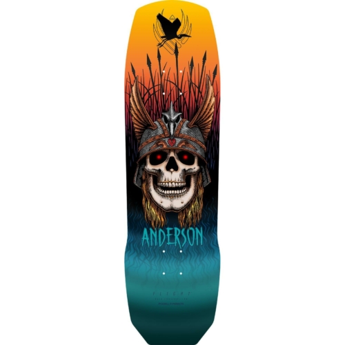 Powell Peralta Flight Anderson Heron Skull Deck Planche de skateboard 9 125