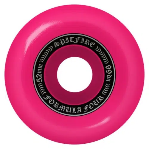 Spitfire F4 Og Classics Pink Pink 52mm Roues de skateboard 99a shape
