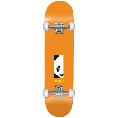 enjoi box panda orange skateboard complet 8 125