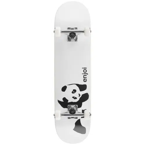 enjoi whitey panda white skateboard complet 7 75
