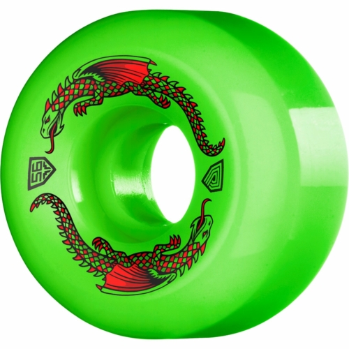 powell peralta x 36 dragon green 56mm roues de skateboard 93a 2