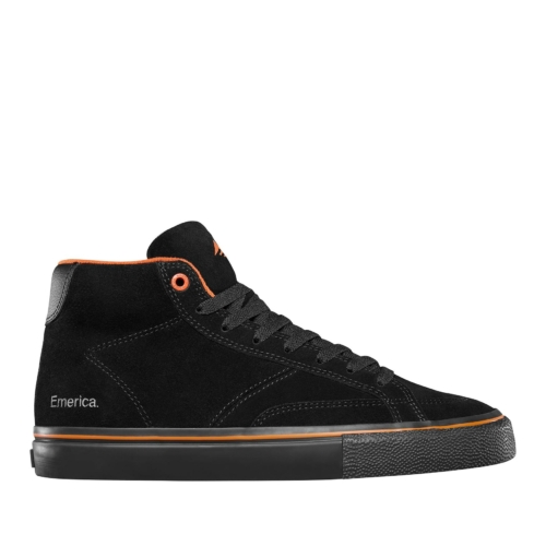 Emerica Omen Hi X Biltwell Black Skateshoes Noir
