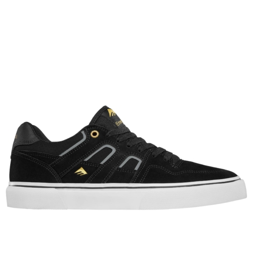 Emerica Tilt G6 Vulc Black White Gold Skateshoes Noir Blanc