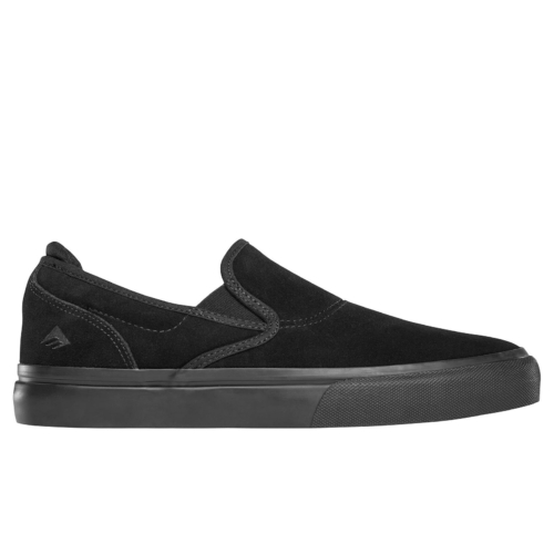 Emerica Wino G6 Slip On Black Skateshoes Noir