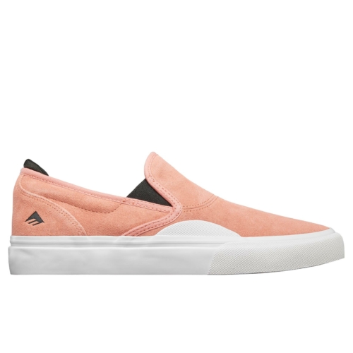 Emerica Wino G6 Slip On Pink White Skateshoes Rose