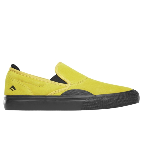 Emerica Wino G6 Slip On Yellow Skateshoes Jaune Noir