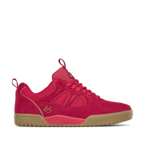 Es Silo Sc Red Gold Skateshoes Rouge