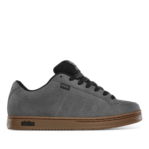 Etnies Kingpin Grey Black Gum Skateshoes Gris Noir