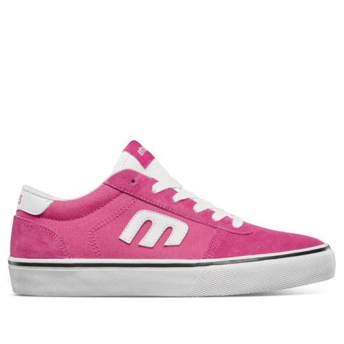Etnies Wos Calli Vulc Pink White Skateshoes Rose Blanc