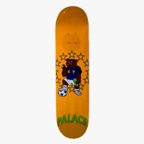 Palace Bulldog Yellow Deck Planche de skateboard 8 0