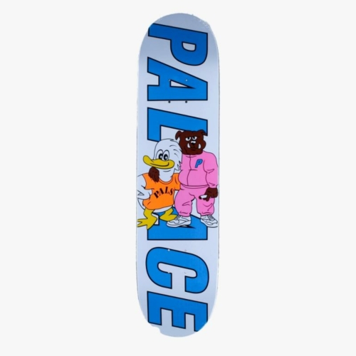 Palace Duck and Dog White Deck Planche de skateboard 8 0
