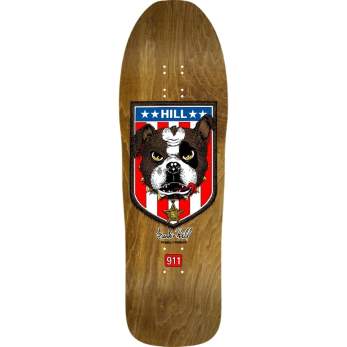 Powell Peralta Reissue Hill Bulldog Brown Deck Planche de skateboard 10 0