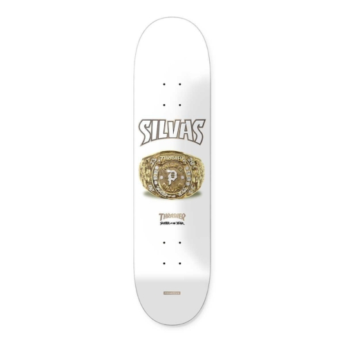 Primitive Silvas Soty White Deck Planche de skateboard 8 5